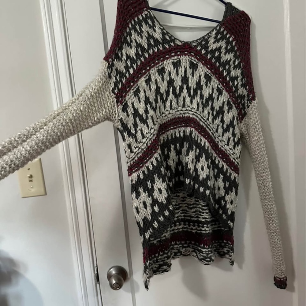 Free People Boho Fair Isle Sweater